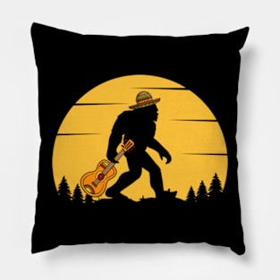 Cinco de Mayo Bigfoot Sasquatch Pillow