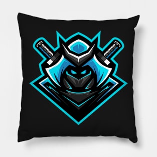 Samurai illustration character design Pillow