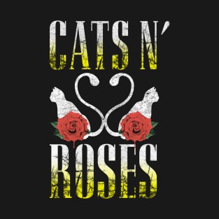 CATS AND ROSES T-Shirt