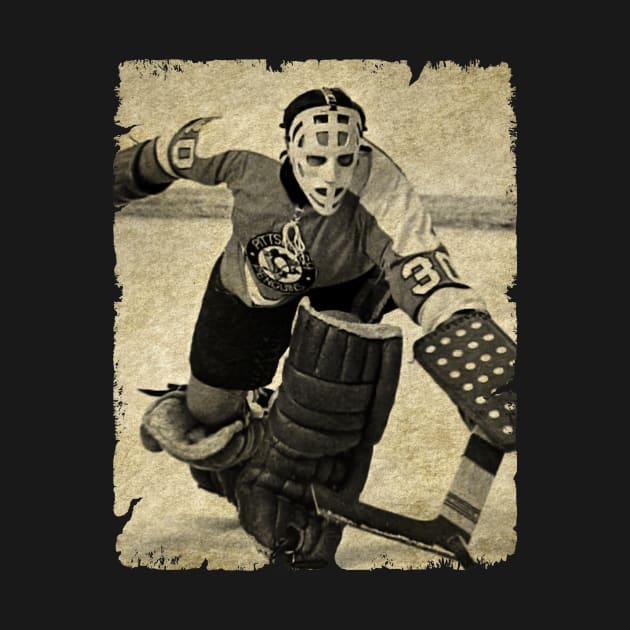 Les Binkley, 1967 in Pittsburgh Penguins (3.12 GAA) by Momogi Project