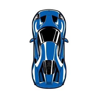 Blue GT40 Supercar T-Shirt