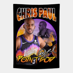 Point God Vintage Tapestry