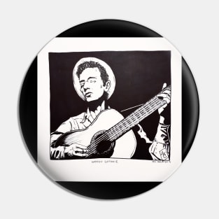 Woody Guthrie Pin