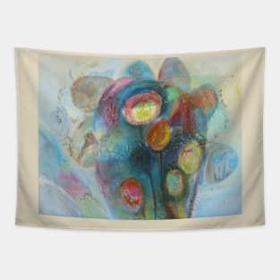 Cactus Flower Art Tapestry