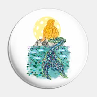 Mermaid by Pickleball ARTwear Pin