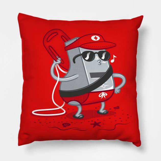 Whistle While you Work Pillow by Made With Awesome