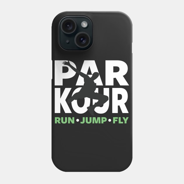 PARKOUR - FREERUNNING - TRACEUR Phone Case by Tshirt Samurai