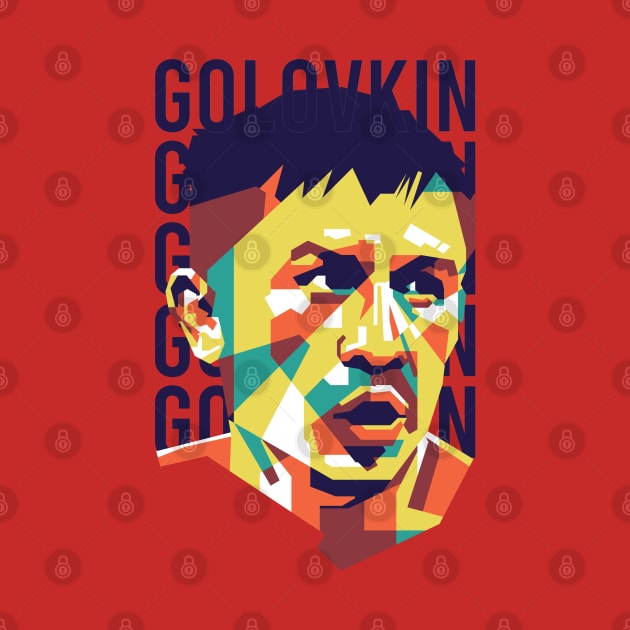 Golovkin GGG WPAP Art by pentaShop