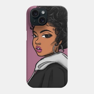 SWAG Brown Skin CHARCOAL'S GIRL 05 Phone Case