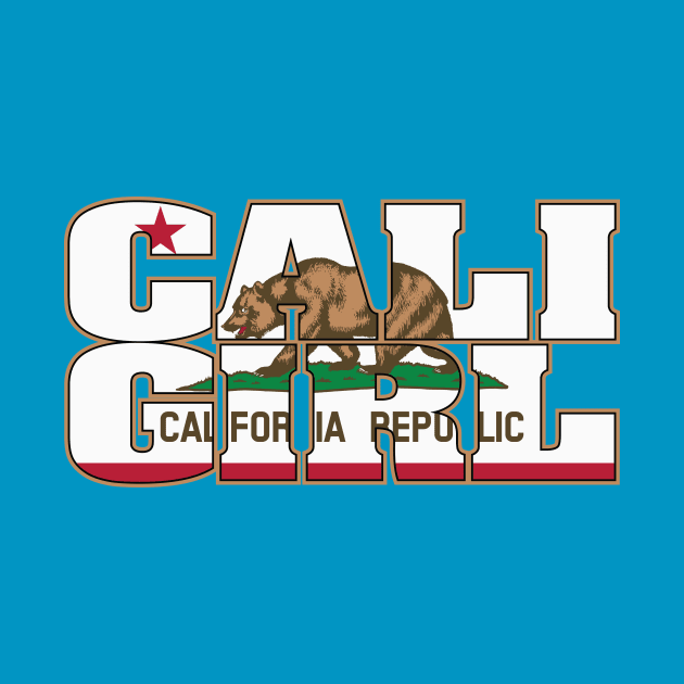 Cali Girl (Bear Flag Design) by CaliKringle