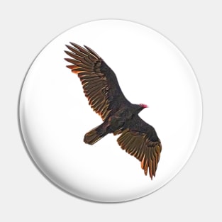 Turkey Vulture Incognito Pin