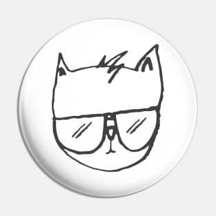 Cat Face Pin