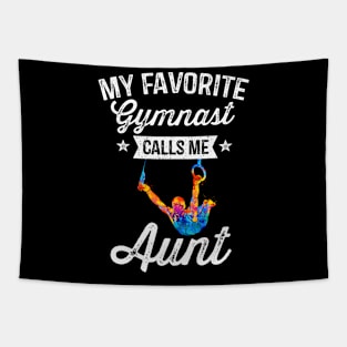 My Favorite Gymnast Calls Me Aunt Gymnastics Auntie Tapestry