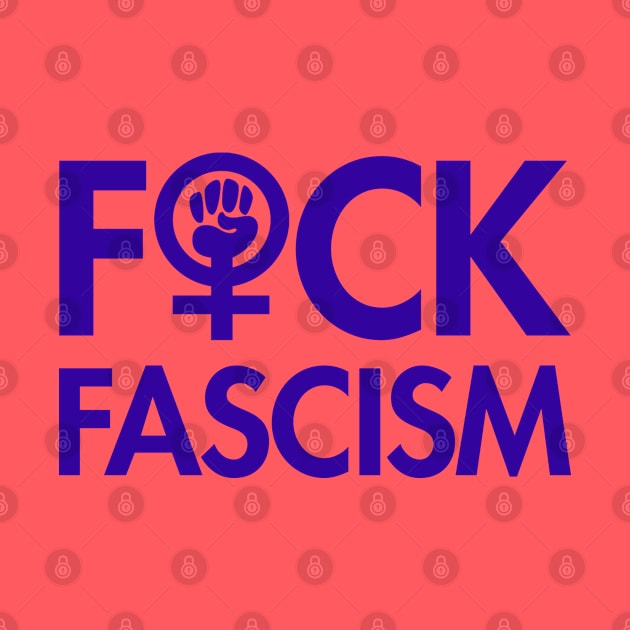 FCK Fascism - censored - purple by Tainted