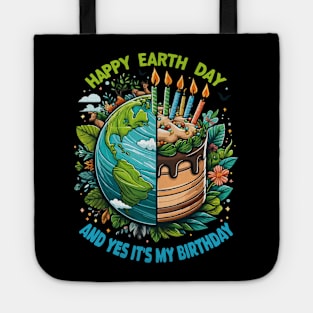 Born In Earth Day 2024 Happy Earth Day It's My Birthday Cute Tote