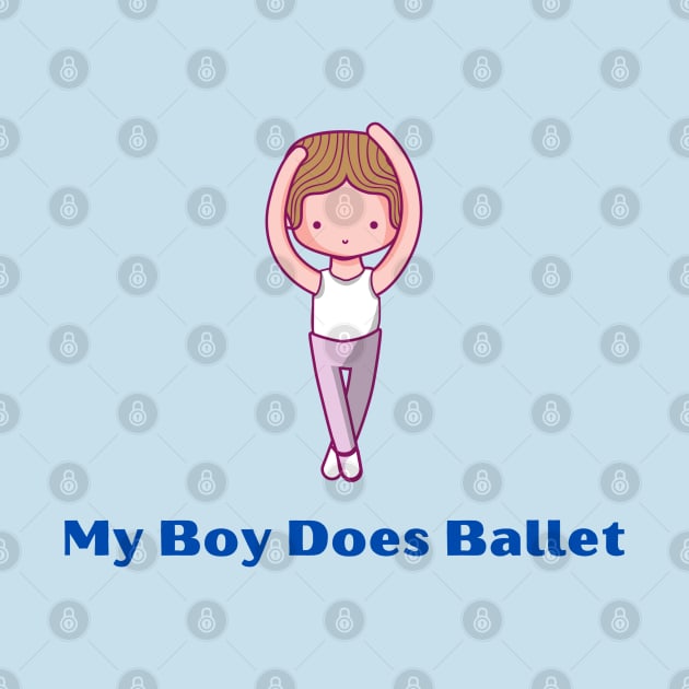 My Boy Does Ballet Little Boy Cartoon by MY BOY DOES BALLET