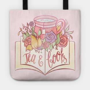 TEA AND BOOKS Tote