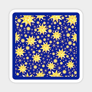 Sundazzle on Dark Blue Magnet