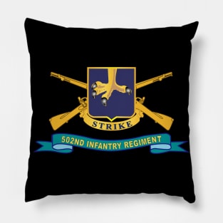 502nd Infantry Regiment - DUI w Br - Ribbon X 300 Pillow