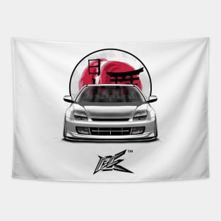 honda prelude stanced white Tapestry