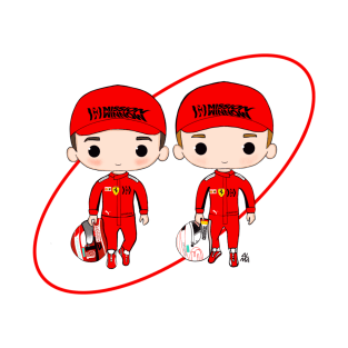 Charles Leclerc & Sebastian Vettel T-Shirt