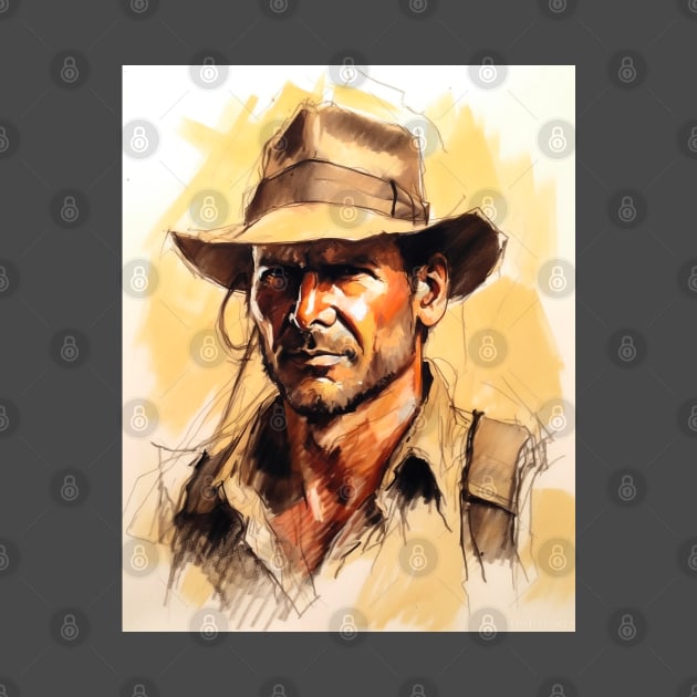 Indiana Jones Portrait by Ciokermatt