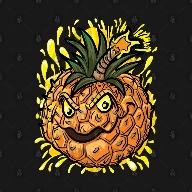 Pineapple Bomb Splash by eShirtLabs