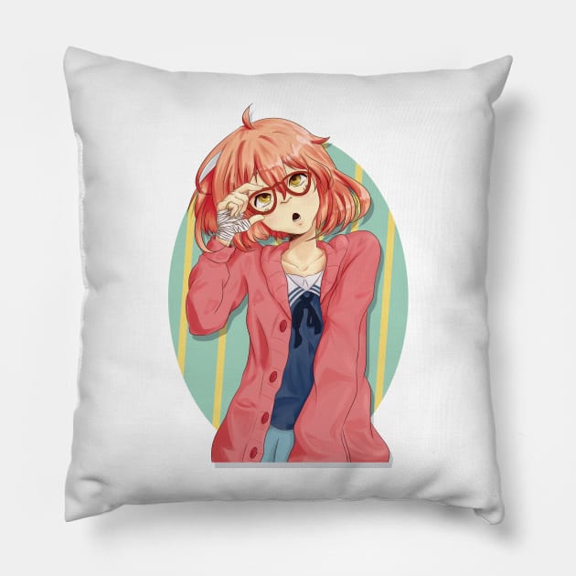 Kyoukai no kanata's Mirai Pillow by KimberlyFainello