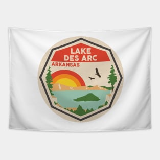 Lake Des Arc Arkansas Colorful Scene Tapestry