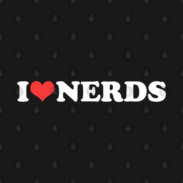 i love nerds - i heart nerds by Noureddine Ahmaymou 