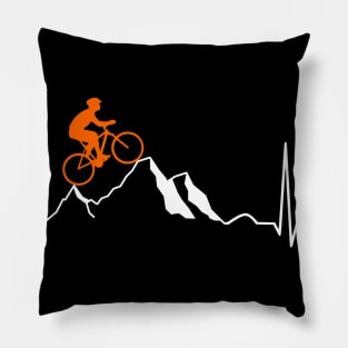 Heartbeat Mountainbike Pillow