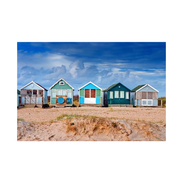 Hengistbury Head Beach Huts Bournemouth Dorset by AndyEvansPhotos