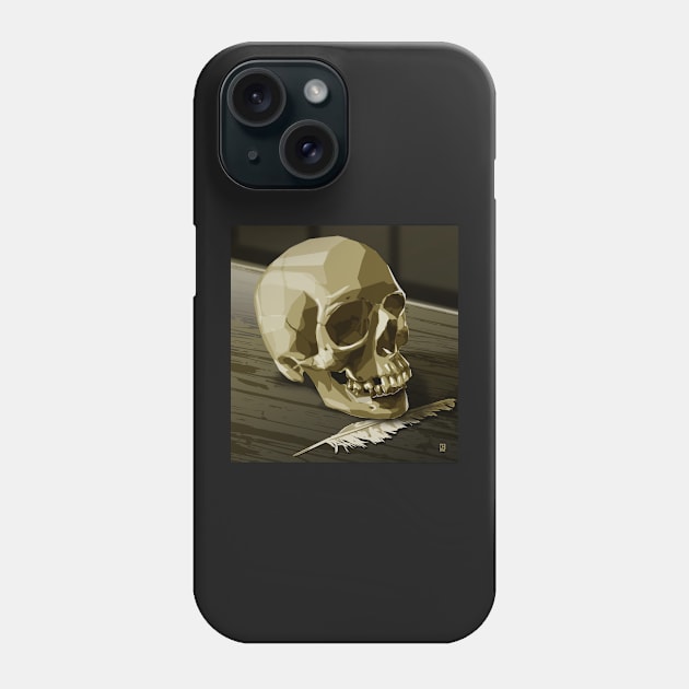 Skull Study Phone Case by HendricksonDraw