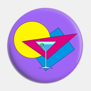 Retro Cocktail Pin