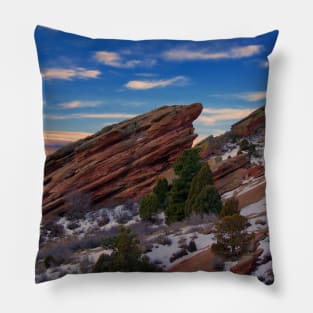 Red Rocks Sunrise Pillow