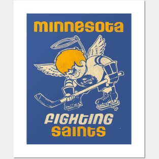 Minnesota Fighting Saints Primary Logo - World Hockey Association