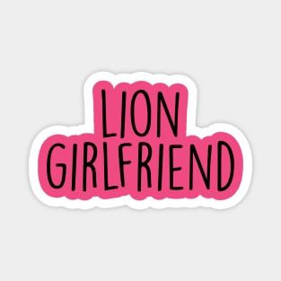 lion girlfriend Magnet