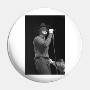 Tim McGraw BW Photograph Pin