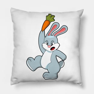 Rabbit with Carrot Pillow