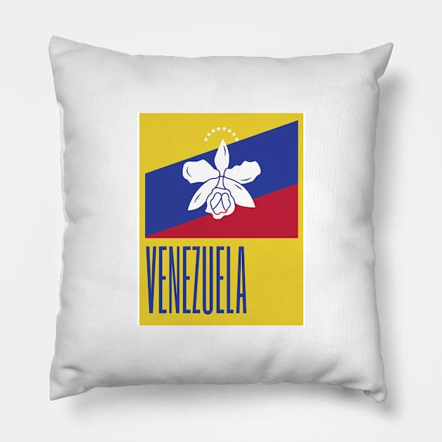Venezuela Country Symbol Pillow by kindacoolbutnotreally