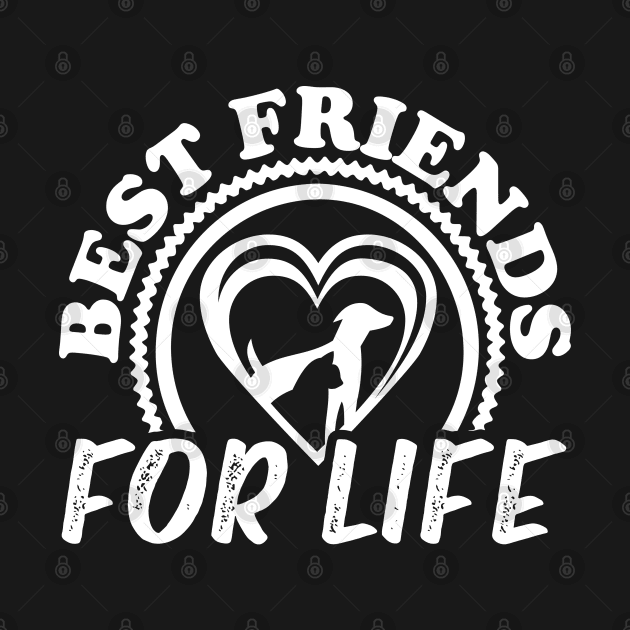 Funny Dogs Best Friends For Life Mom Dad by Caskara