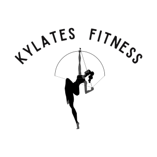 Kylates Fitness Logo- Black T-Shirt