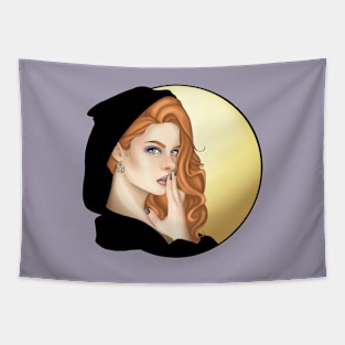 Witch's Secret - Pinup Portrait Tapestry