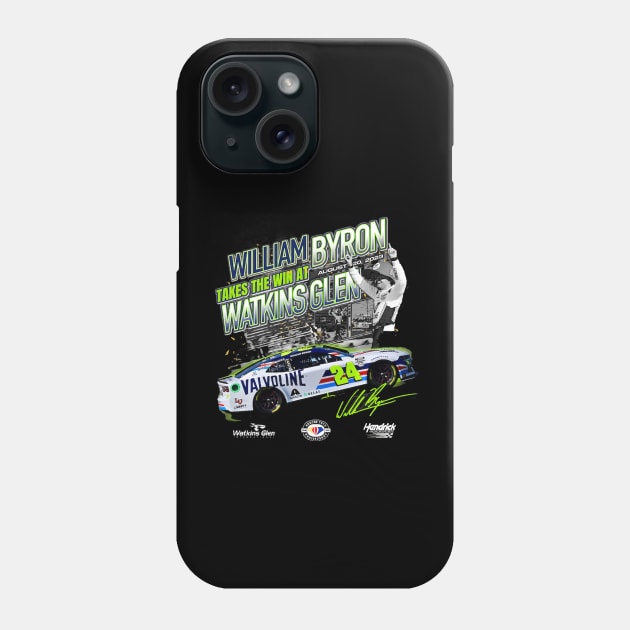 William Byron Glen Race Winner Phone Case by art.Hamdan