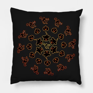 Halloweeen circle Pillow