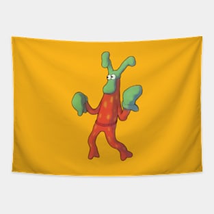 Bold And Brash, reindeer costume, christmas, Funny Christmas Tapestry