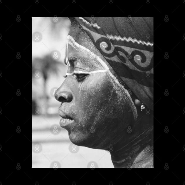 Vintage Profile of a Liberian Woman by In Memory of Jerry Frank