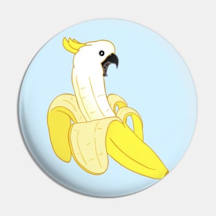 banana sulphur crested cockatoo fruit Pin