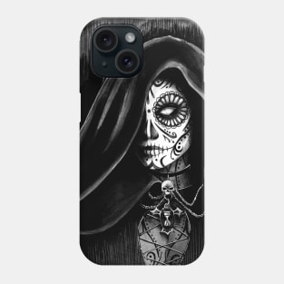 Lady Death - Inktober 2018 Phone Case