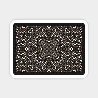 Sassy Vintage Mosaic Mandala Patterns Magnet